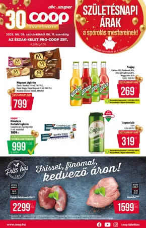 Coop katalógus, Miskolc | Aktuális különleges akciók | 2025-06-04T00:00:00.000Z - 2025-06-11T00:00:00.000Z