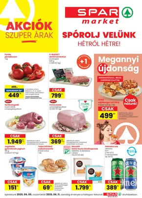 Spar katalógus, Sárvár | Csúcsajánlatok és kedvezmények | 2025-06-05T00:00:00.000Z - 2025-06-11T00:00:00.000Z