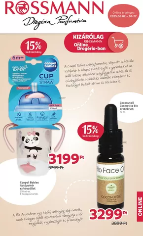 Rossmann katalógus, Budapest | Rossmann Only Online | 2025-06-05T00:00:00.000Z - 2025-06-27T00:00:00.000Z