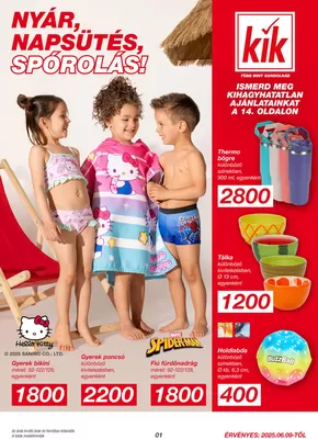 Kik katalógus | Kik akciós | 2025-06-07T00:00:00.000Z - 2025-06-21T00:00:00.000Z