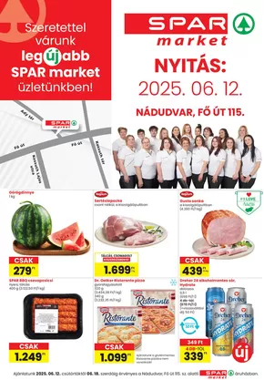 Spar katalógus, Budapest | Exkluzív ajánlatok ügyfeleinknek | 2025-06-12T00:00:00.000Z - 2025-06-18T00:00:00.000Z