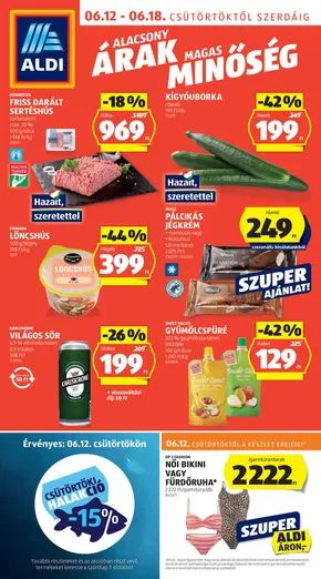 Aldi katalógus, Békéscsaba | Következő heti ALDI akciós újság | 2025-06-12T00:00:00.000Z - 2025-06-18T00:00:00.000Z