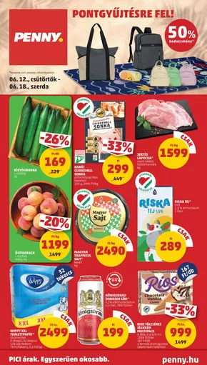 Penny Market katalógus | Csúcsajánlatok és kedvezmények | 2025-06-12T00:00:00.000Z - 2025-06-18T00:00:00.000Z