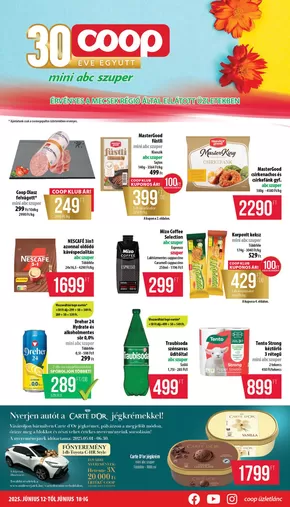 Coop katalógus, Sümeg | Coop regionális szórólap június 3. hét - Mecsek | 2025-06-11T00:00:00.000Z - 2025-06-18T00:00:00.000Z