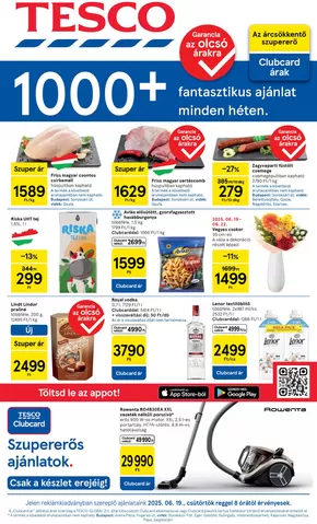 Tesco katalógus | Exkluzív ajánlatok ügyfeleinknek | 2025-06-19T00:00:00.000Z - 2025-06-25T00:00:00.000Z