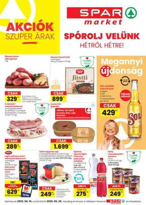 Spar katalógus, Lenti | Vonzó különleges ajánlatok mindenki számára | 2025-06-19T00:00:00.000Z - 2025-06-25T00:00:00.000Z