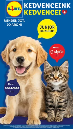 Lidl katalógus, Budapest | Junior állateledel katalógus | 2025-06-19T00:00:00.000Z - 2025-06-25T00:00:00.000Z