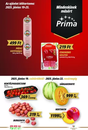 Príma katalógus, Pannonhalma | Június 19-25 | 2025-06-19T00:00:00.000Z - 2025-06-25T00:00:00.000Z