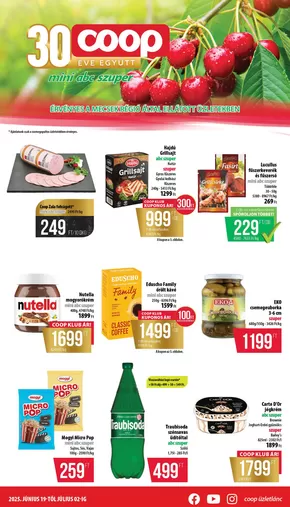 Coop regionális szórólap június 4-5. hét - Mecsek