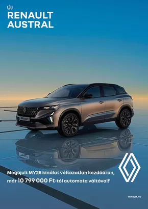Renault katalógus, Érd | Renault austral-my25-price | 2025-06-20T00:00:00.000Z - 2026-06-20T00:00:00.000Z