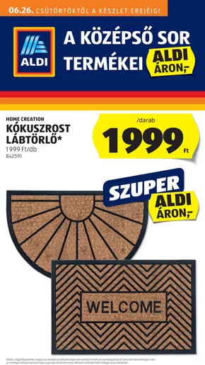 Aldi katalógus, Szeged | Nagyszerű ajánlat a kedvezményvadászoknak | 2025-06-23T00:00:00.000Z - 2025-06-26T00:00:00.000Z