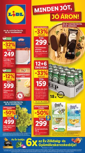 Lidl katalógus, Budapest | Akciós újság – 26. hét | 2025-06-26T00:00:00.000Z - 2025-07-02T00:00:00.000Z