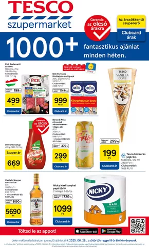 Tesco katalógus, Szeged | Fedezze fel a vonzó ajánlatokat | 2025-06-26T00:00:00.000Z - 2025-07-02T00:00:00.000Z