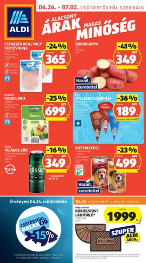 Aldi katalógus | Aktuális ALDI akciós újság | 2025-06-26T00:00:00.000Z - 2025-07-02T00:00:00.000Z