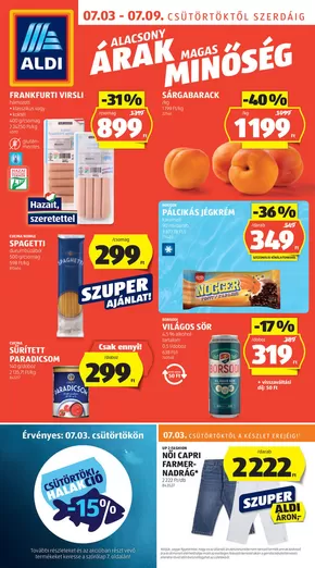 Következőheti ALDI akciós újság