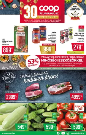 Coop katalógus, Ózd | Nagyszerű kedvezmények kiválasztott termékekre | 2025-07-03T00:00:00.000Z - 2025-07-09T00:00:00.000Z