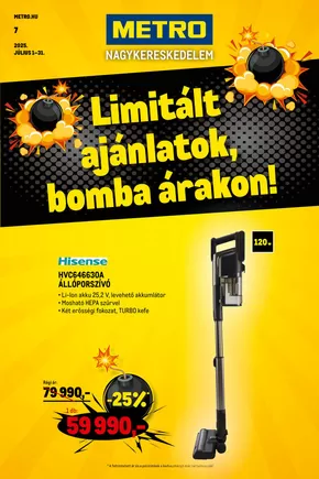 Metro katalógus, Székesfehérvár | Limitált ajánlataink, bomba árakon! 2025/07 | 2025-07-01T00:00:00.000Z - 2025-07-31T00:00:00.000Z
