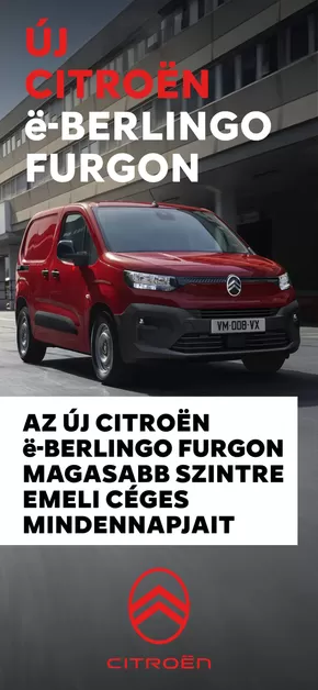 Citroën katalógus, Szeged | Új Ë-Berlingo Furgon | 2025-07-02T00:00:00.000Z - 2025-07-16T00:00:00.000Z