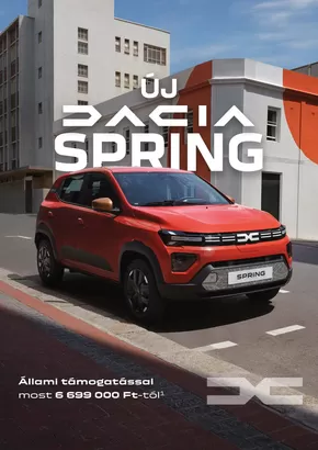 Dacia katalógus, Budakalász | Spring | 2025-01-06T00:00:00.000Z - 2026-01-06T00:00:00.000Z