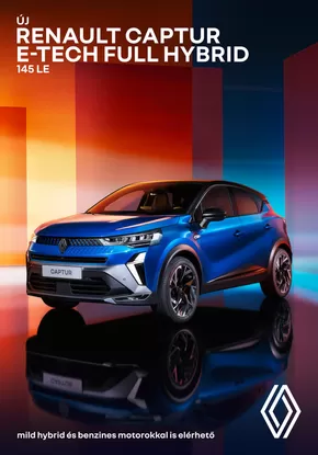 Renault katalógus, Fót | Captu | 2025-01-06T00:00:00.000Z - 2025-06-30T00:00:00.000Z