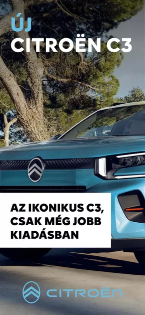 Citroën katalógus, Szolnok | új C3 | 2025-01-08T00:00:00.000Z - 2025-06-30T00:00:00.000Z