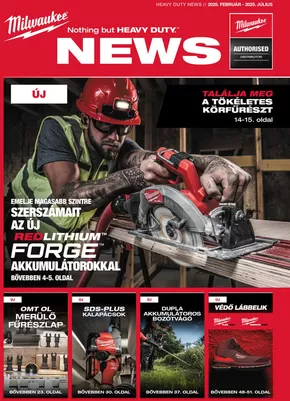 Milwaukeetool katalógus, Nyíregyháza | News | 2025-02-13T00:00:00.000Z - 2025-07-31T00:00:00.000Z
