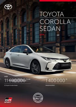 Toyota katalógus | Toyota Corolla Sedan | 2025-02-24T00:00:00.000Z - 2026-02-24T00:00:00.000Z
