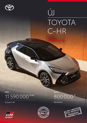 Toyota katalógus | Toyota C-HR Hybrid | 2025-02-24T00:00:00.000Z - 2026-02-24T00:00:00.000Z
