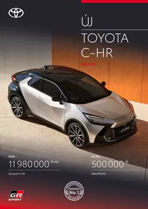 Toyota katalógus | Új Toyota C-HR Hybrid | 2025-02-24T00:00:00.000Z - 2026-02-24T00:00:00.000Z