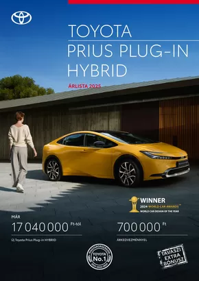 Toyota katalógus | Toyota Prius Plug-in | 2025-02-24T00:00:00.000Z - 2026-02-24T00:00:00.000Z