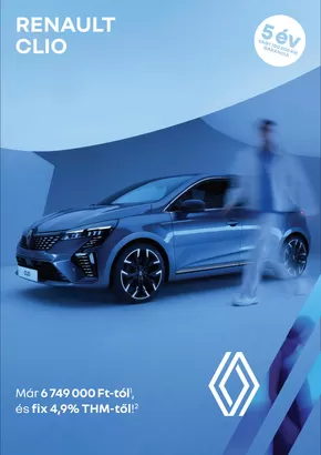 Renault katalógus, Fót | Renault clio-price | 2025-03-07T00:00:00.000Z - 2026-03-07T00:00:00.000Z