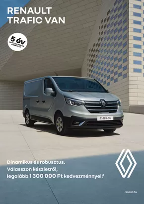 Renault katalógus, Fót | Renault trafic-furgon-price | 2025-03-07T00:00:00.000Z - 2026-03-07T00:00:00.000Z