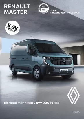 Renault katalógus, Fót | Renault uj-master-price | 2025-03-07T00:00:00.000Z - 2026-03-07T00:00:00.000Z