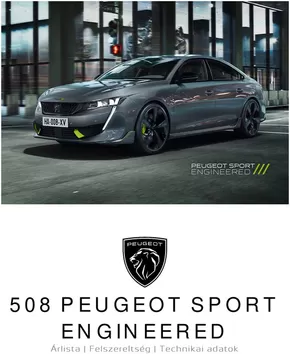 Peugeot katalógus, Veresegyház | 508 peugeot sport engineered | 2025-03-11T00:00:00.000Z - 2025-12-31T00:00:00.000Z