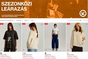 Szezonkozi leárazás